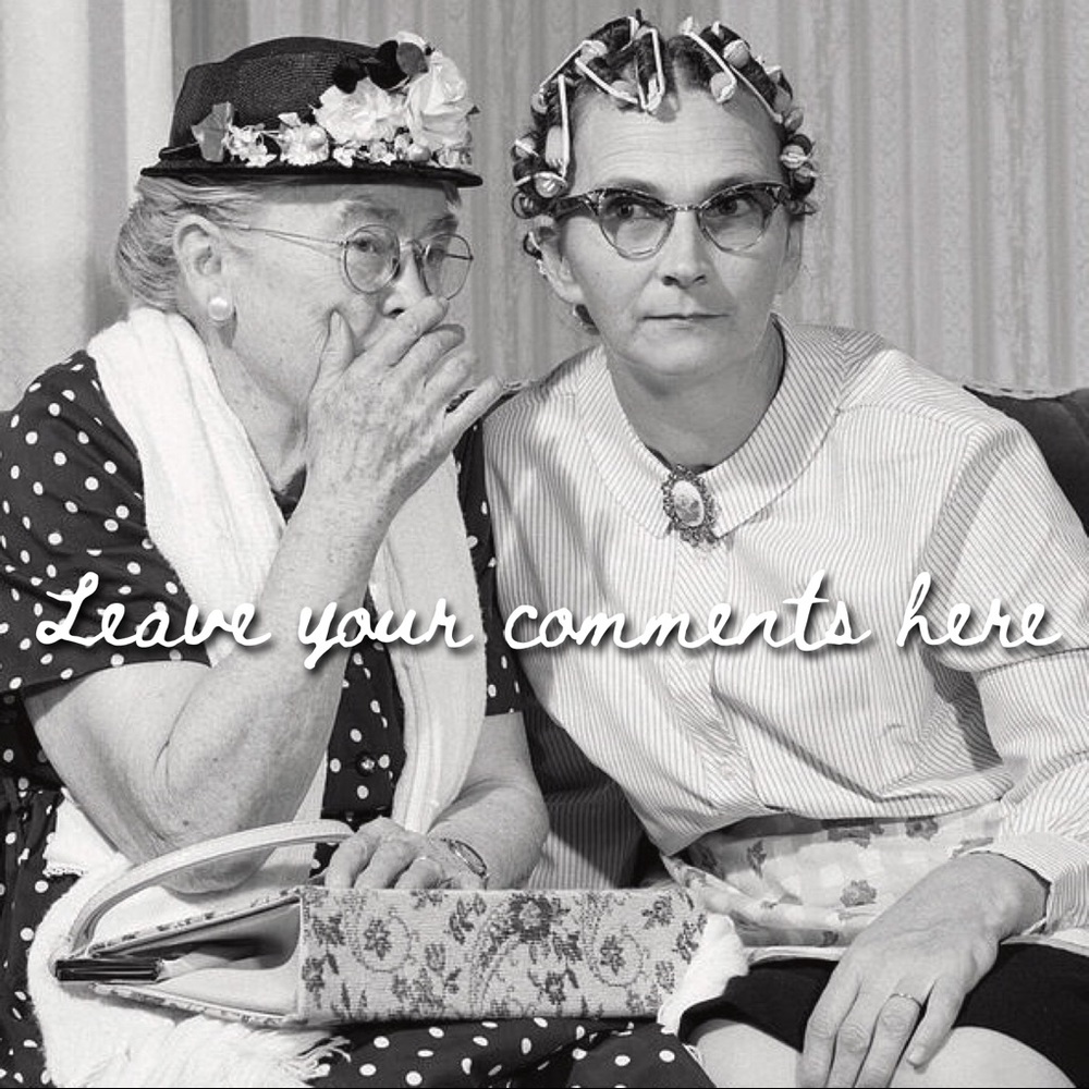 💌Want to leave a comment?💌